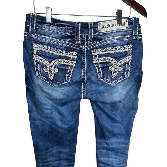 Rock Revival Jeans- Sherry Skinny Women’s size 28 - Picture 5 of 7